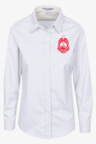 Delta Sigma Theta Ls Blouse - Long-sleeved T-shirt