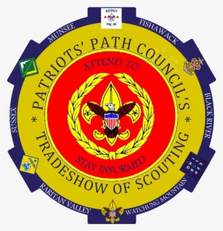 Patriots' Path Council Tradeshow Of Scouting Logo - Emblem