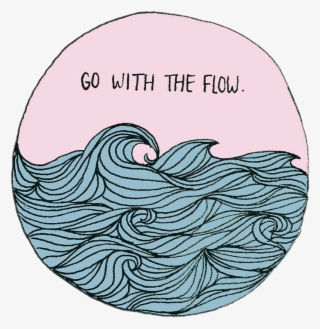 Graffitiart Artcollage - Go With The Flow Sticker
