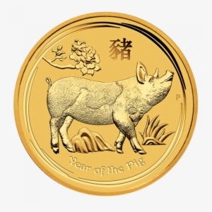 1/4 Oz Lunar Ii Pig Gold Coin - Year Of The Pig Coin Gold