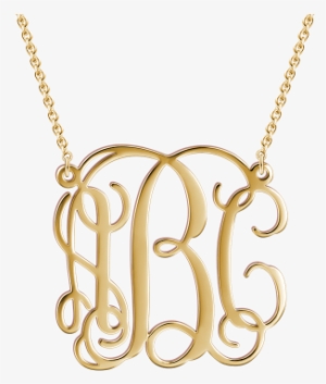 Name Necklace Official - 14k Gold Plated Monogram Necklace