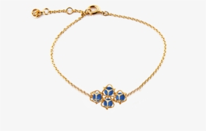 'embrace' Cloud Bracelet 18ct Gold And Sapphire - Bracelet