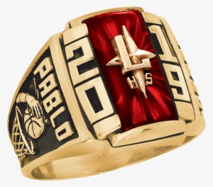 keepsake personalized men's crest class ring available