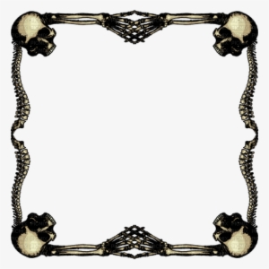 Gothic Bp - Skull Frame Png