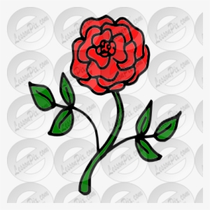 Rose Clipart Watermark - Clip Art