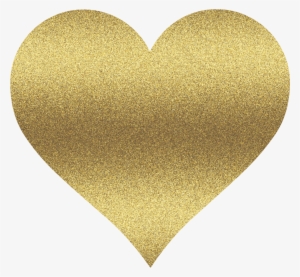 28 Collection Of Gold Clipart Heart - Gold Glitter Heart Clipart