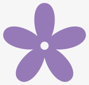 Purple Flower Clipart Purple Color - Pink Flower Clipart