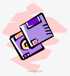 Floppy Disks Royalty Free Vector Clip Art Illustration
