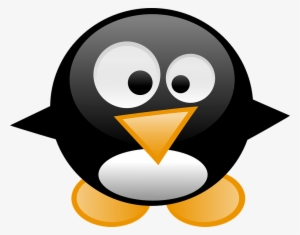 Penguin, Tux, Animal, Linux, Cartoon, Bird, Cute, Funny - Open Source Sticker (rectangle)