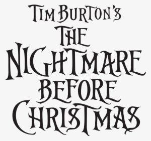 Open - Tim Burton's The Nightmare Before Christmas Logo