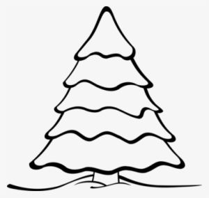 Christmas Tree Drawing Draw Trees - Christmas Tree Black And White