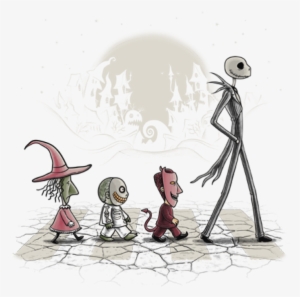 The Nightmare Before Christmas This Is Halloween L - Lock Shock And Barrel Drawings