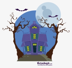 Ghostly Clipart Haunted Library - Vector Graphics