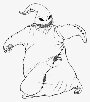Nightmare Oogie Boogie Before Christmas Coloring Pages - Nightmare Before Christmas Characters Coloring Pages