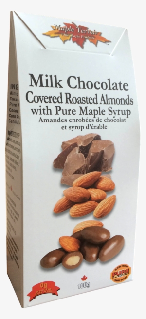 Canadian Maple Syrup Milk Chocolate Covered Almonds - Maple Syrup