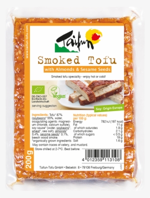 Smoked Tofu With Almonds & Sesame Seeds - Taifun Smoked Tofu