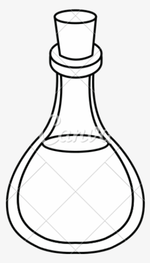 Drawn Bottle Oil Bottle - Icon Line Olive Oil