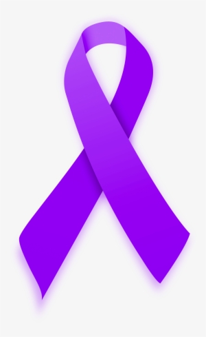 Purple Ribbon Png Pic - Purple Ribbon