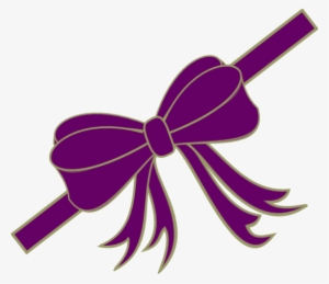 Purple Ribbon Clip Art Clipart - Red Christmas Ribbon Bow Shot Glass