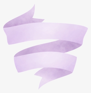 This Graphics Is Purple Elegant Ribbon Transparent - Construction Paper