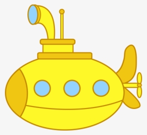 Cute Yellow Submarine - Yellow Submarine Clip Art