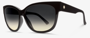 Electric Danger Cat Womens Gloss Black/black Gradient - Polygamy Thierry Lasry Sunglasses
