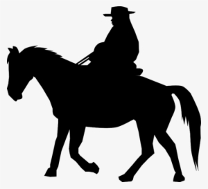 Cowboy Cross Silhouette - Cowboy Png