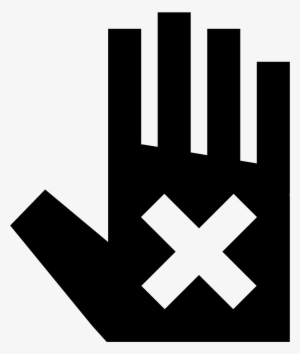 An Outline Of A Hand Is Held Up Facing You With An - The Xx