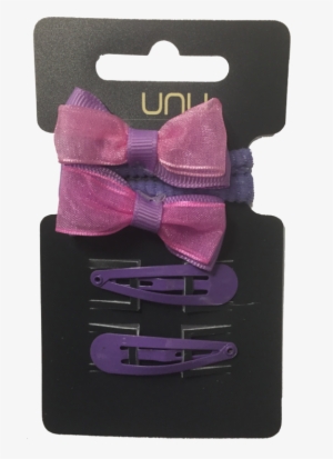 Unu Snap Clips & Purple Bow Hair Elastics - Unu Unu Snap Clips & Purple Bow Hair Elastics 4