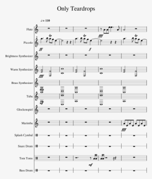 Only Teardrops Sheet Music 1 Of 38 Pages - Sheet Music
