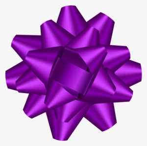 Purple Bow Png For Kids - Clip Art