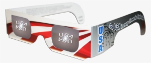 See Usa Hologram At Every Point Of Light - 3d Holographic Glasses W Patriotic Frame-see Usa At