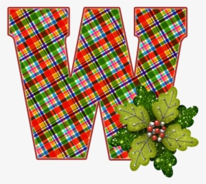 Png Free Download Plaid Vector Christmas - Letter