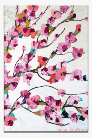 Pink Magnolia - Artist Lane Pink Magnolia By Anna Blatman Framed Painting