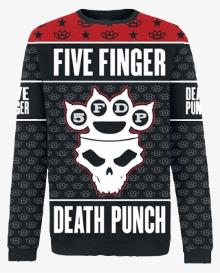 Fuck Xmas Sweater - Five Finger Death Punch Christmas Sweater