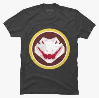 Alligator Head Circle Retro Men's T-shirt - Active Shirt