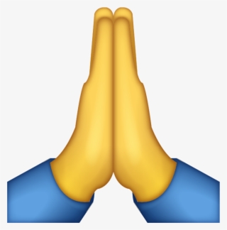 Emoji Emoji Pray Thankyou Thanks - Praying Hands Emoji Png