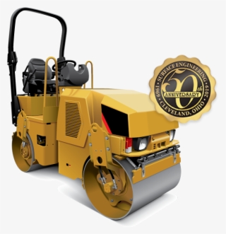 Image Of Compactor Machine With Yellow Color In The - Road Roller