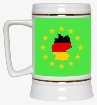 Germany Map Inside European Union Eu Flag Mug Cup Gift - Beer Stein