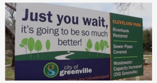 Reedy River's Cleveland Park Makeover, Southern Connector, - Banner