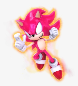 Image What If Sonic As Super Saiyan Red By Nibroc Rock - Super Sonic Blue Kaioken
