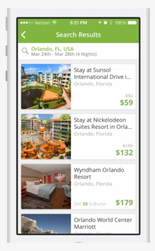 Groupon Expanding Hotel Booking Service - Smartphone