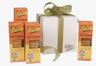Effie's Oatcakes Gift Box With Four Boxes Of Oatcakes