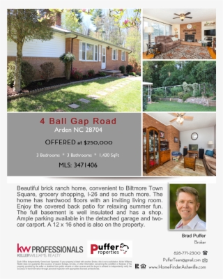 Just Listed Beautiful Brick Ranch Home In Arden - Keller Williams Realty