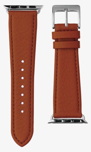 Nappa Leather Watch Band In Cognac For The Apple Watch - Strap