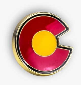'colorado C' Pin - Circle