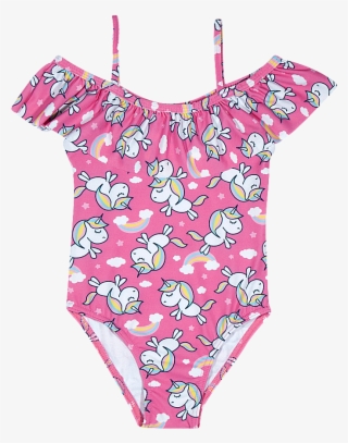 Maiô Praia Unicórnios - Maiô Infantil