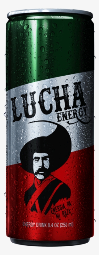 Lucha Single Can Mockv3 - Caffeinated Drink