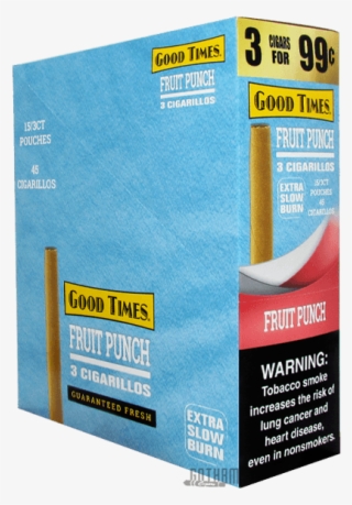 Good Times Cigarillos Fruit Punch Box - Book Cover