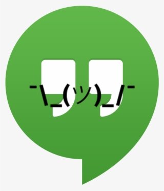 Adds ¯ /¯ Emoji - Google Hangouts Logo
